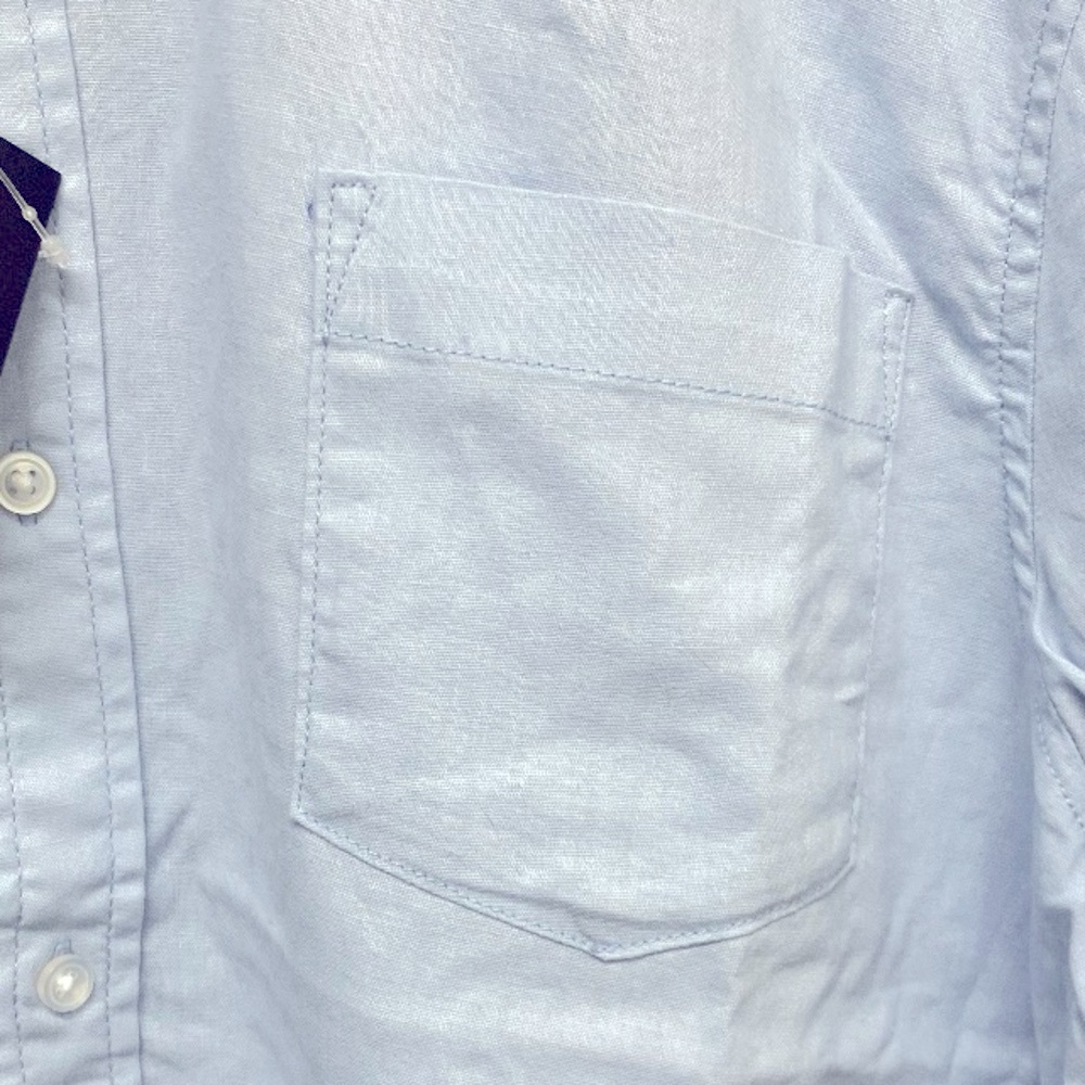 14th & Union Short Sleeve Button Down Shirt, X-Large, Light Blue - Picture 6 of 13